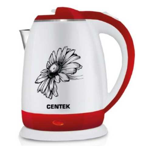 Чайник электрический Centek CT-1026 Flower Red в Юлмарт