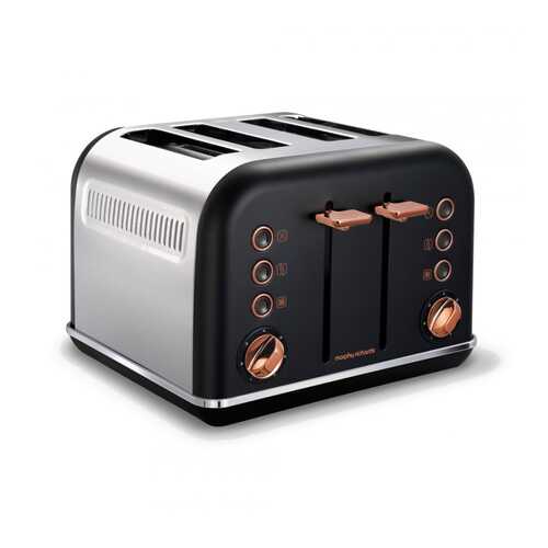 Тостер Morphy Richards Accents Rose Gold Black в Юлмарт