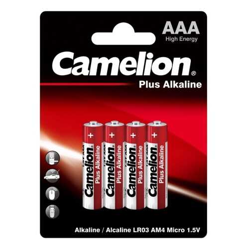 Батарейка Camelion LR03 Plus Alkaline BL-4 4 шт в Юлмарт