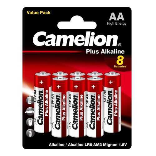 Батарейка Camelion LR6 Plus Alkaline BL-8 8 шт в Юлмарт