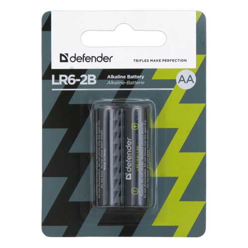 Батарейка Defender LR6-2B 2 шт в Юлмарт