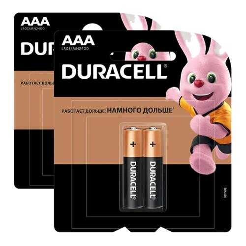 Батарейка Duracell Basic AAA LR03 2шт в Юлмарт