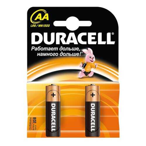 Батарейка Duracell LR6-2BL 2 шт в Юлмарт