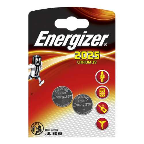 Батарейка Energizer CR2025 2 шт в Юлмарт