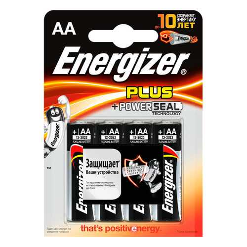 Батарейка Energizer Plus AA-LR6 4 шт в Юлмарт