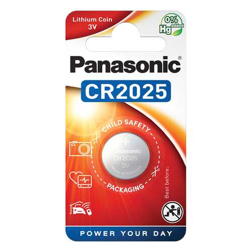 Батарейка Panasonic CR-2025EL/1B 1 шт в Юлмарт