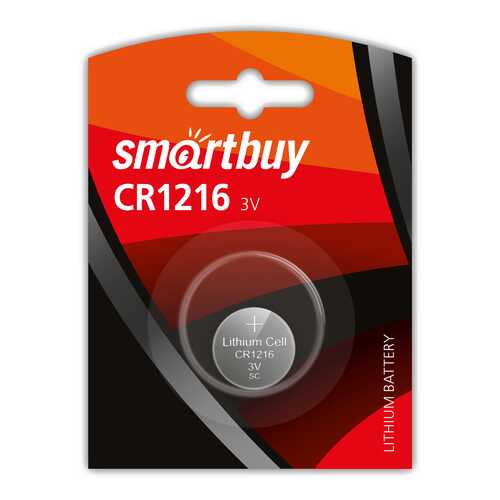 Батарейка SmartBuy CR1216 BL1 1 шт в Юлмарт