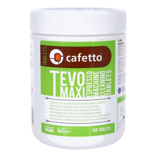 Средство для чистки рожковых кофемашин Cafetto TEVO Maxi Tablets 150 в Юлмарт