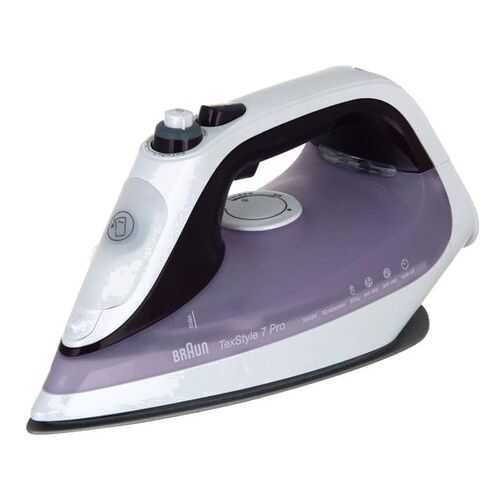 Утюг Braun TexStyle 7 SI7066 VI White/Purple в Юлмарт