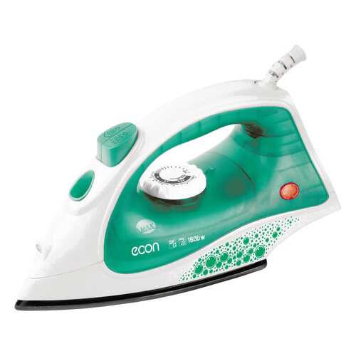 Утюг ECON ECO-BI1601 White/Green в Юлмарт