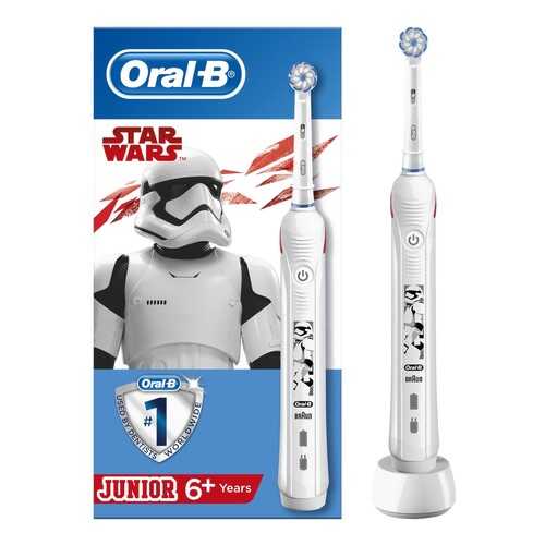 Электрическая зубная щетка Braun Oral-B Pro 2 Junior Sensi Звездные Войны (D501.513.2) в Юлмарт