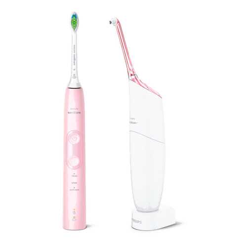 Ирригатор Philips Sonicare AirFloss Pro/Ultra HX8424/39 White/Pink в Юлмарт