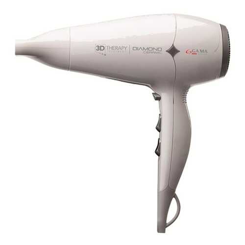 Фен GA.MA Diamond Ceramic Ion 3D Therapy GH0302 White в Юлмарт