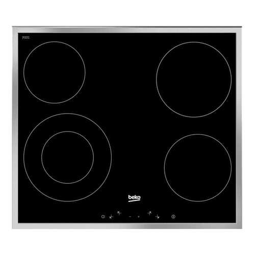 Встраиваемая варочная панель электрическая Beko HIC 64402 X Black в Юлмарт