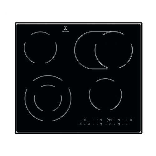 Встраиваемая варочная панель электрическая Electrolux CPE644RCC Black в Юлмарт