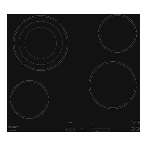 Встраиваемая варочная панель электрическая Hotpoint-Ariston HAR 643 T F Black в Юлмарт