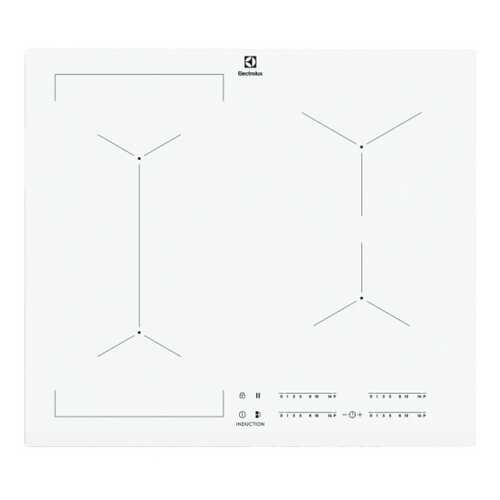 Встраиваемая варочная панель индукционная Electrolux IPE6453WF White в Юлмарт